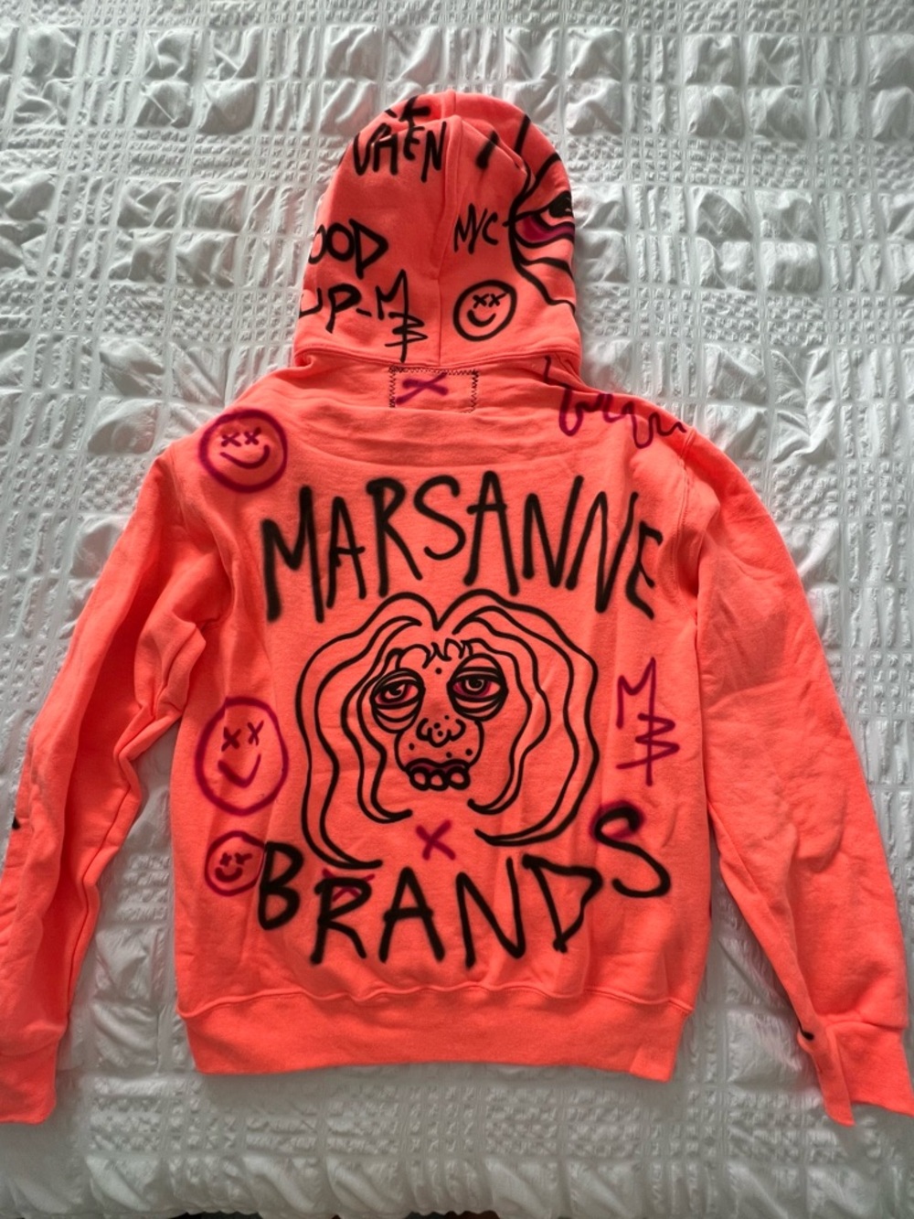 Marsanne Brands "dont talk to me when my hoodie is up"